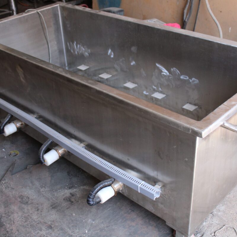 steel hot water tub