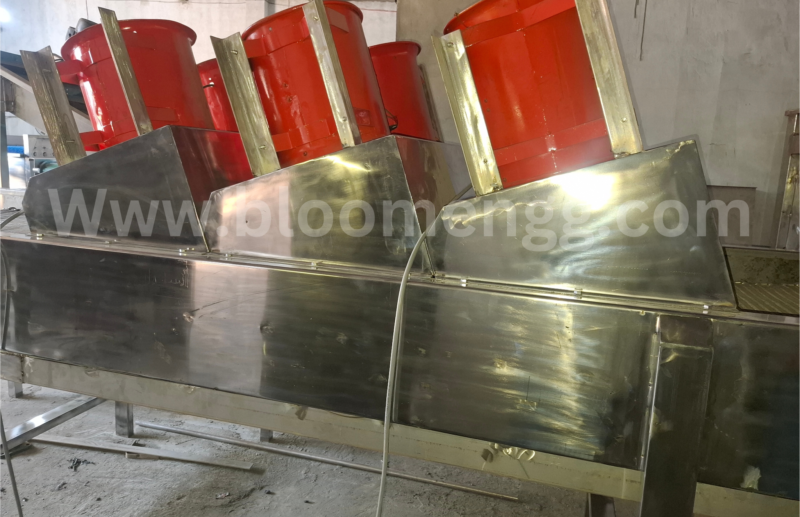 Fruit and Vegetable Conveying Air Dewatering conveyor